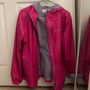 Columbia windy jacket pink XL - Like new